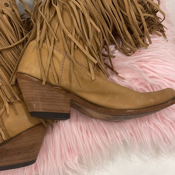 Liberty Black LB 71124 Vegas Fringe Cowboy Boots - Picture 6 of 8